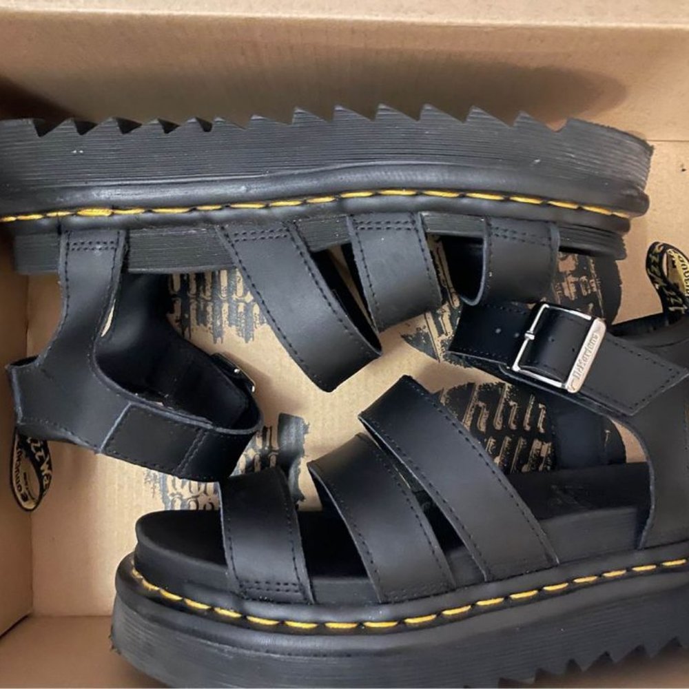 Dr. Martens Blaire Women Hydro Leather Gladiator Sandal